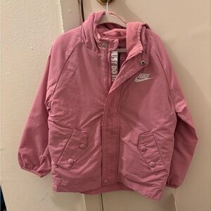Nike Kids Pink Puffer Jacket